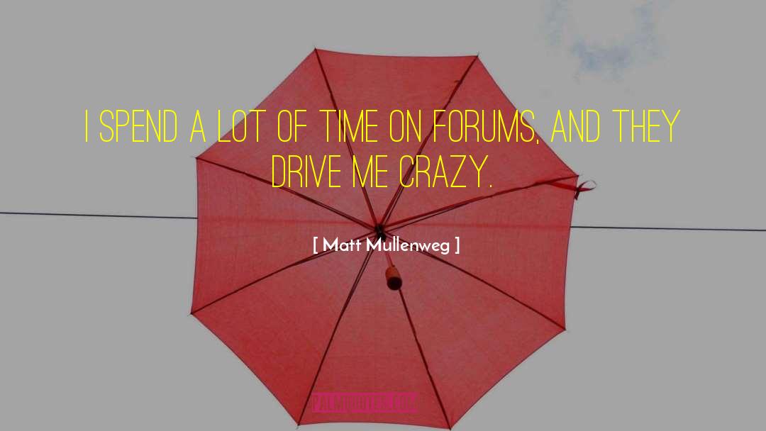 Drive Me Crazy quotes by Matt Mullenweg