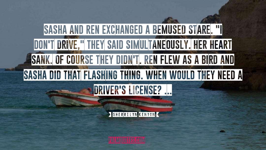 Drivers License quotes by Sherrilyn Kenyon