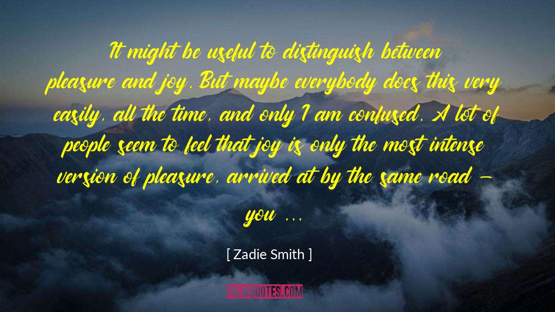 Driving Down The Road quotes by Zadie Smith