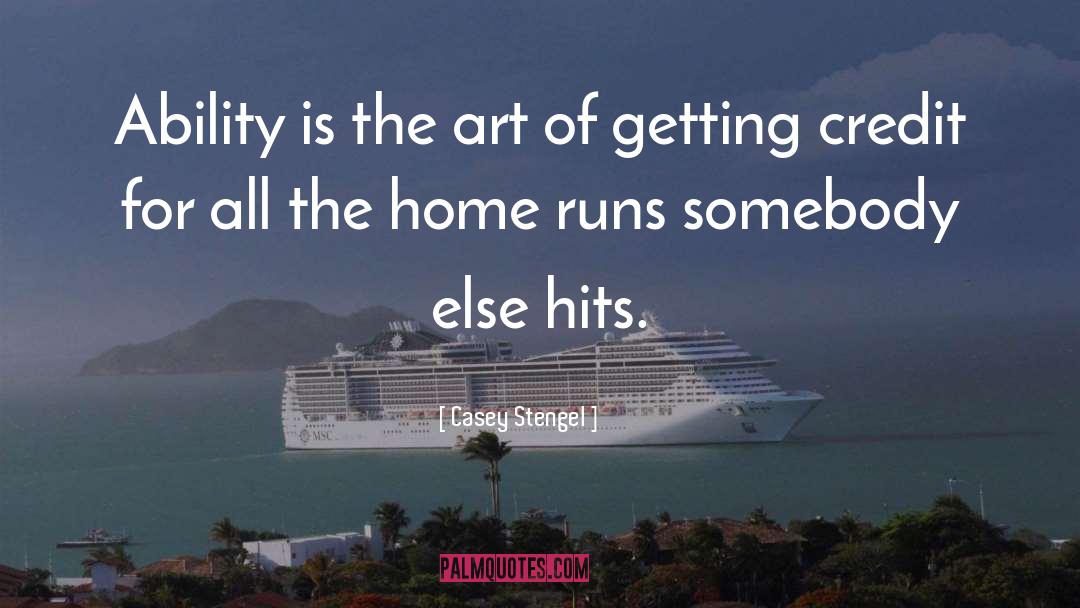 Driving Home quotes by Casey Stengel