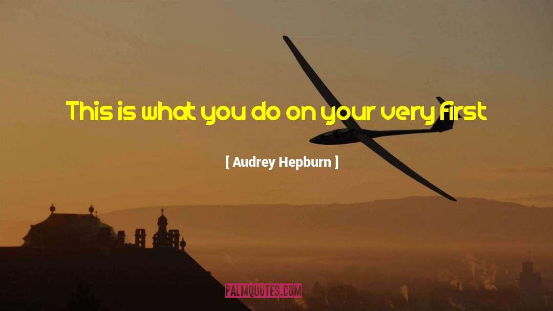 Drizzle quotes by Audrey Hepburn