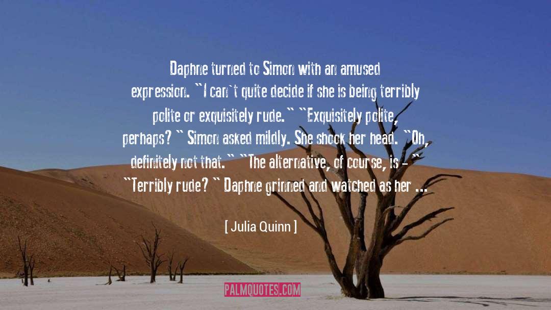 Droll quotes by Julia Quinn