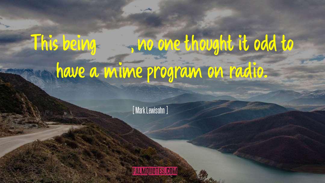 Drone Program quotes by Mark Lewisohn