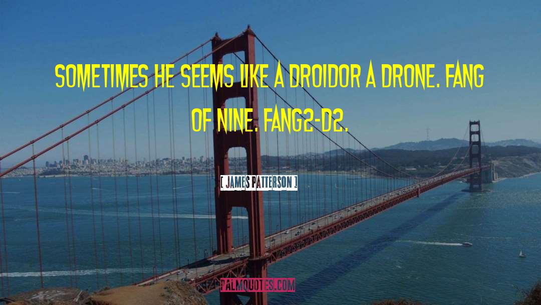 Drone quotes by James Patterson