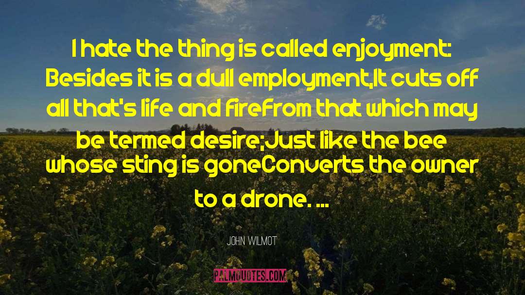 Drone quotes by John Wilmot