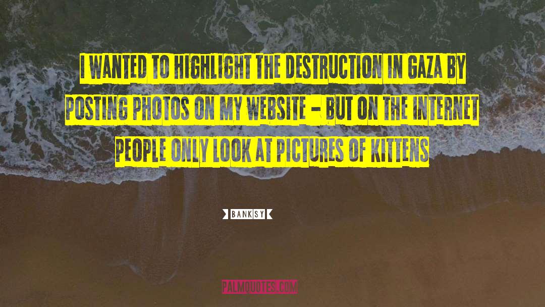 Droople Website quotes by Banksy