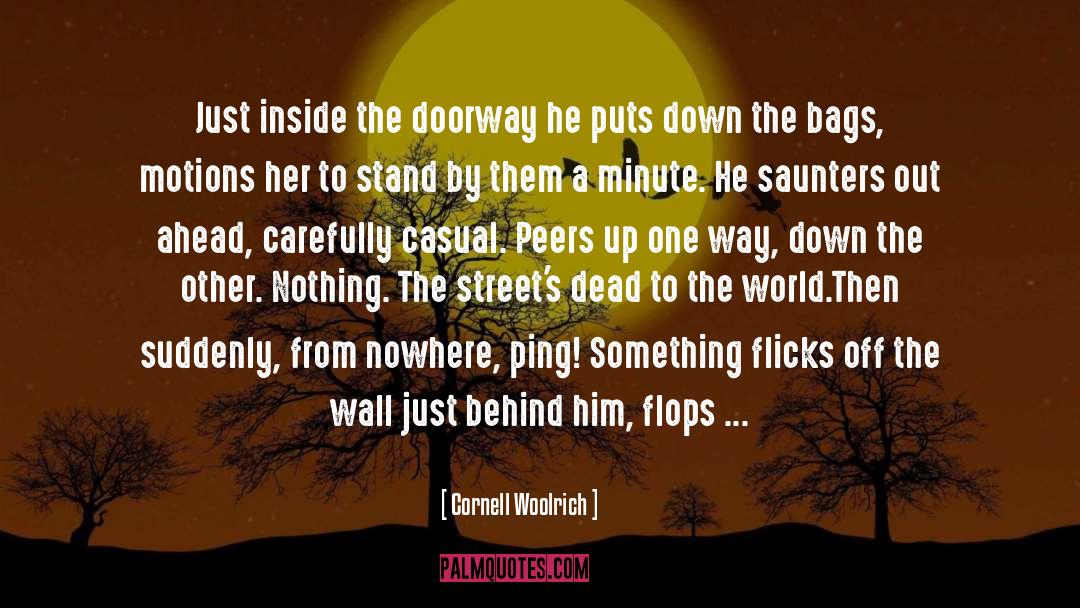 Drop Dead Gorgeous quotes by Cornell Woolrich