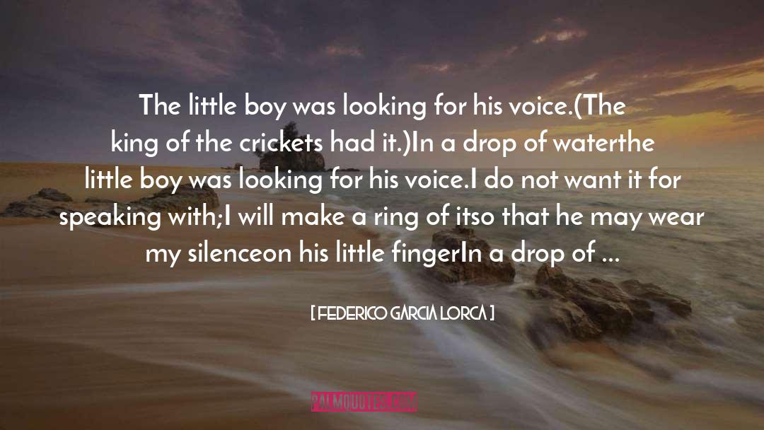 Drop Of Water quotes by Federico Garcia Lorca