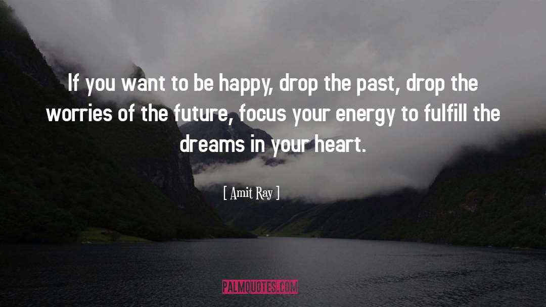 Drop The Past quotes by Amit Ray