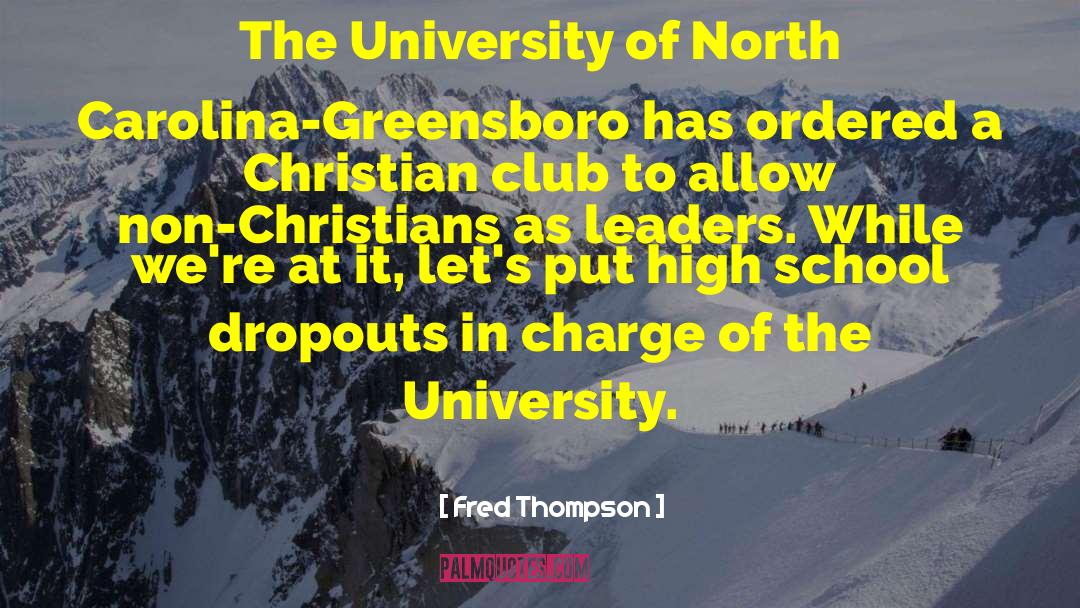 Dropout quotes by Fred Thompson