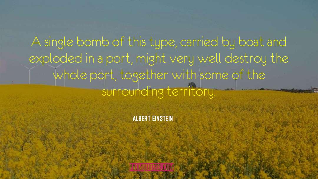 Dropping Bombs quotes by Albert Einstein