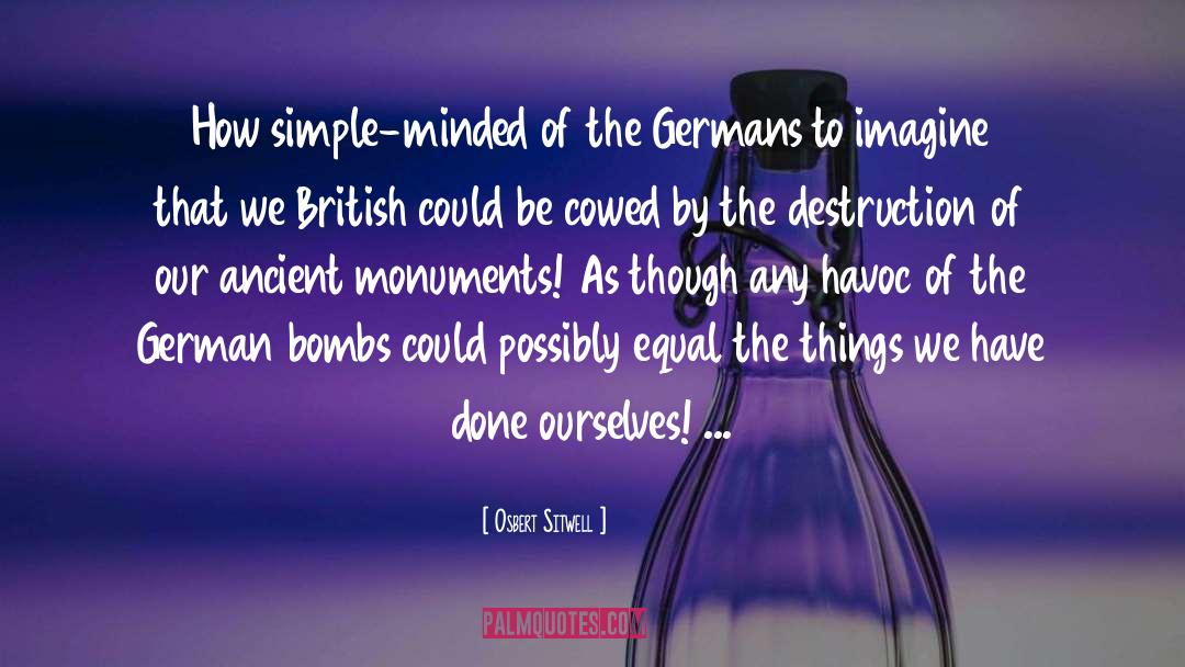 Dropping Bombs quotes by Osbert Sitwell