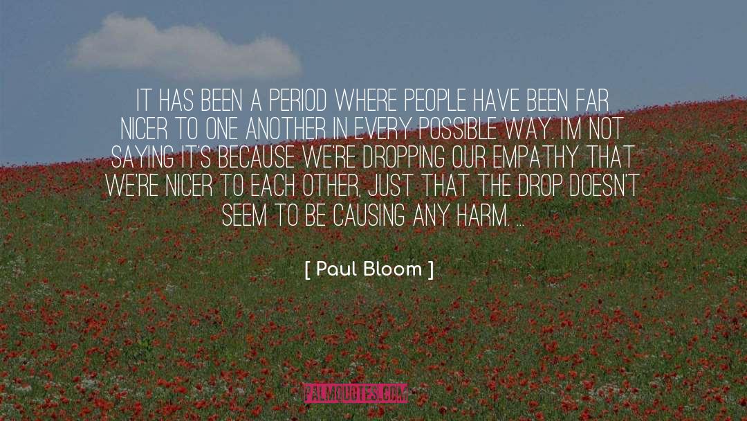 Dropping quotes by Paul Bloom