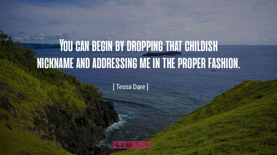 Dropping quotes by Tessa Dare