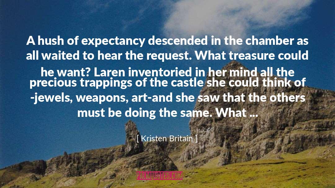 Droppings quotes by Kristen Britain
