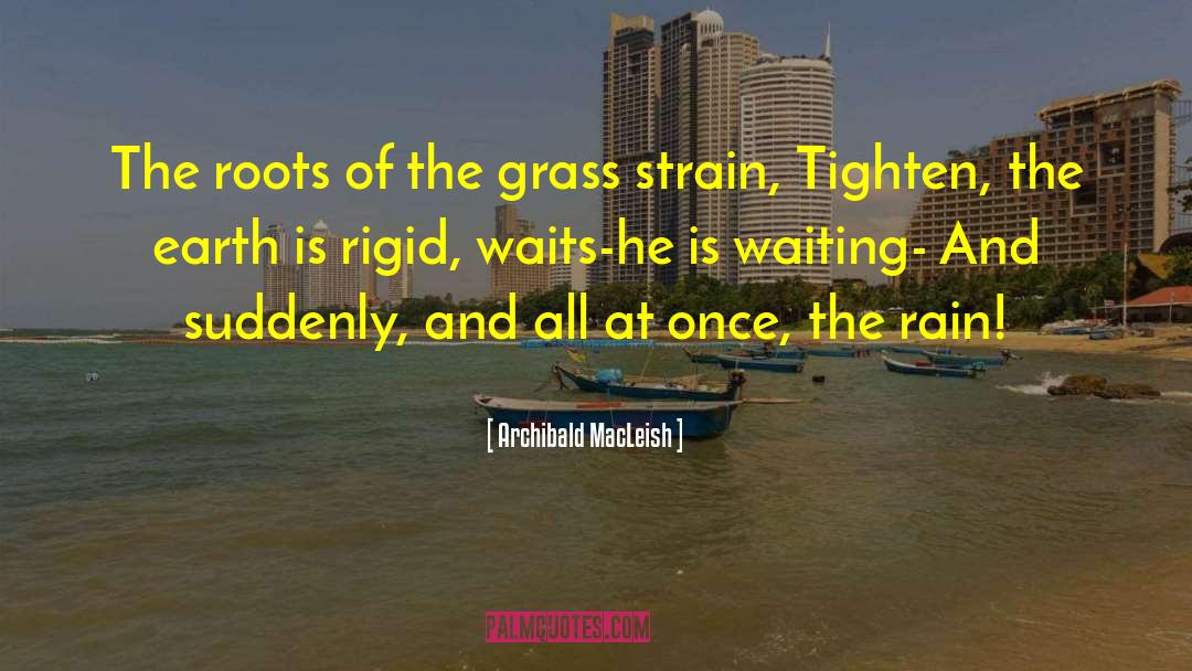 Drops Of Rain quotes by Archibald MacLeish