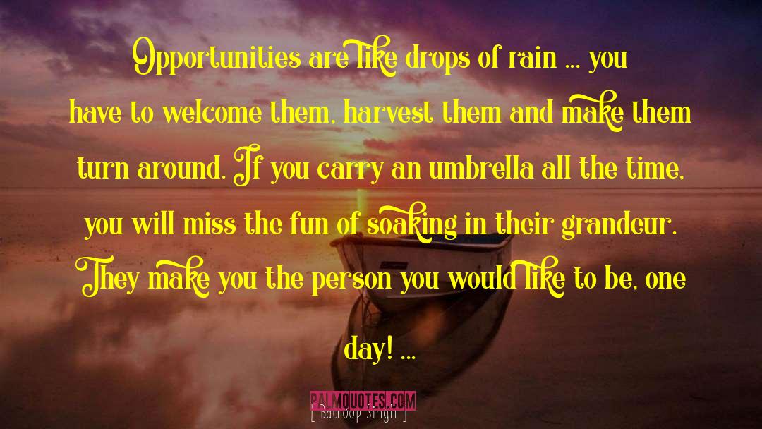 Drops Of Rain quotes by Balroop Singh