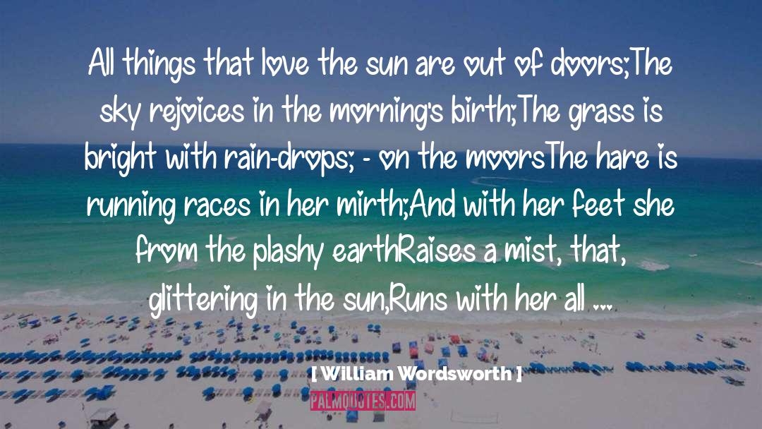 Drops quotes by William Wordsworth