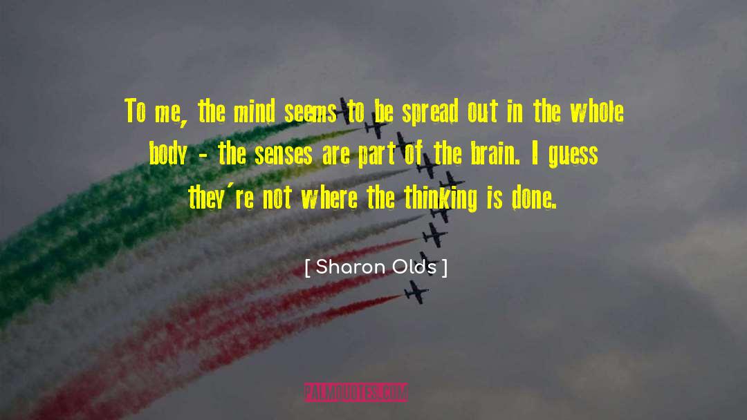 Drosophila Brain quotes by Sharon Olds