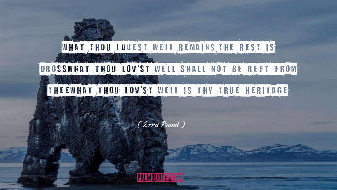 Dross quotes by Ezra Pound