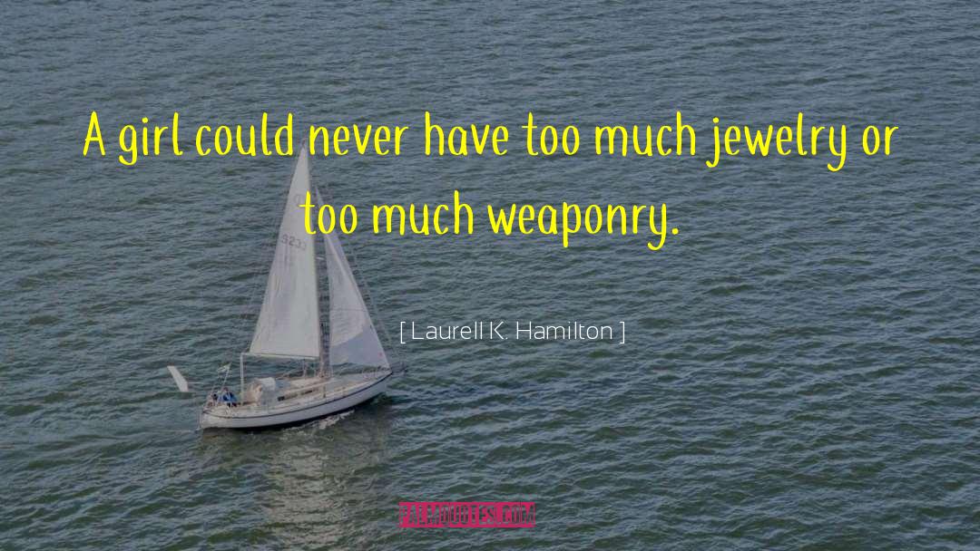 Droste Jewelry quotes by Laurell K. Hamilton
