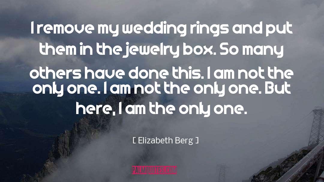 Droste Jewelry quotes by Elizabeth Berg