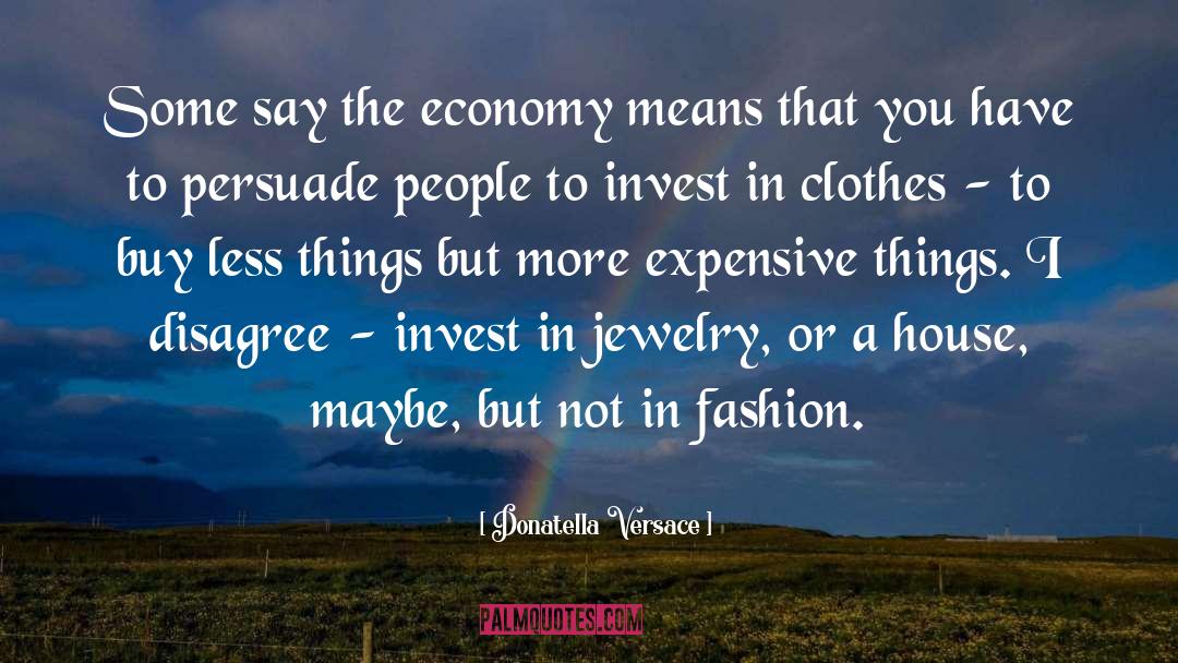 Droste Jewelry quotes by Donatella Versace