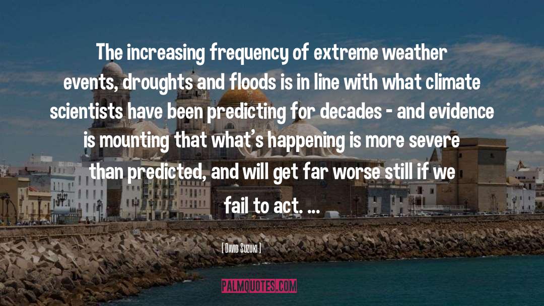 Drought quotes by David Suzuki