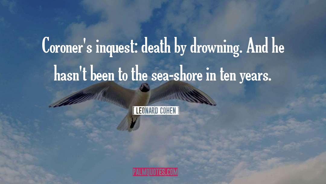 Drowning quotes by Leonard Cohen