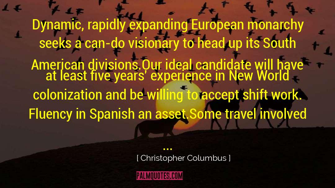 Drowsiness In Spanish quotes by Christopher Columbus