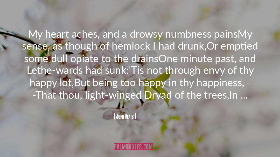 Drowsy quotes by John Keats