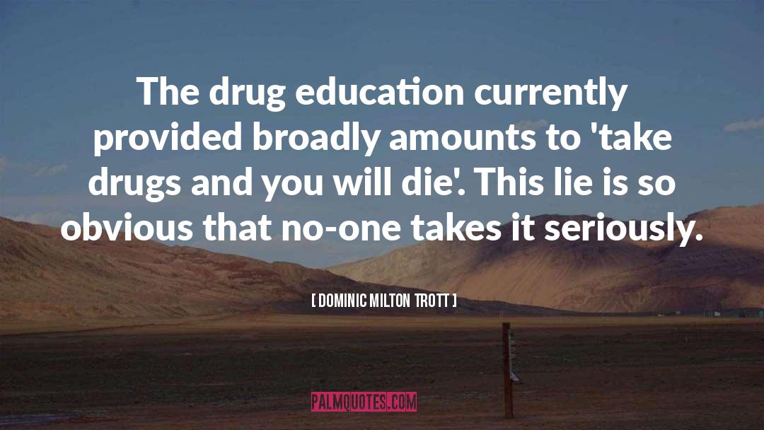 Drug A quotes by Dominic Milton Trott