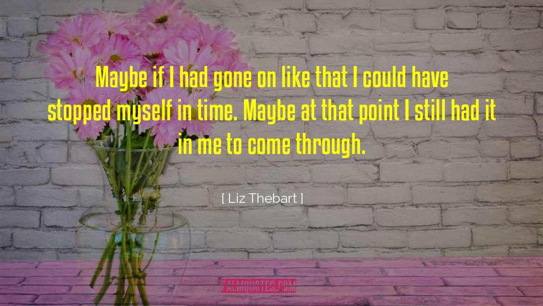 Drug Addiction Recovery quotes by Liz Thebart