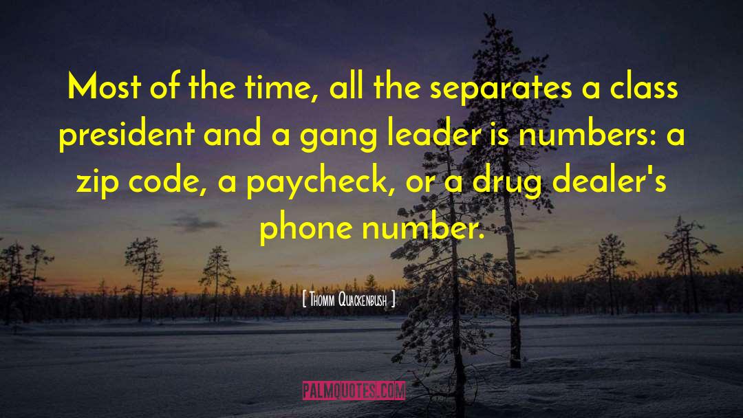 Drug Dealers quotes by Thomm Quackenbush