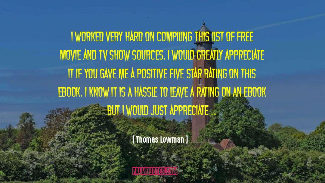 Drug Free quotes by Thomas Lowman