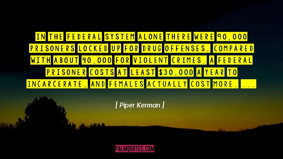 Drug Offense quotes by Piper Kerman