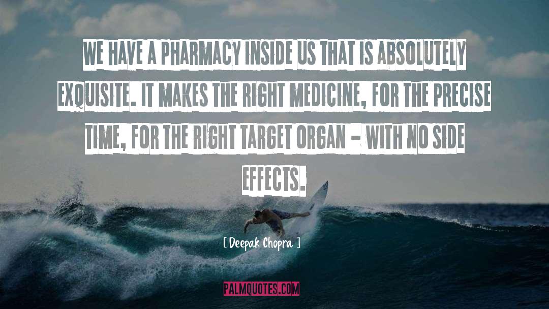 Drug Side Effects quotes by Deepak Chopra