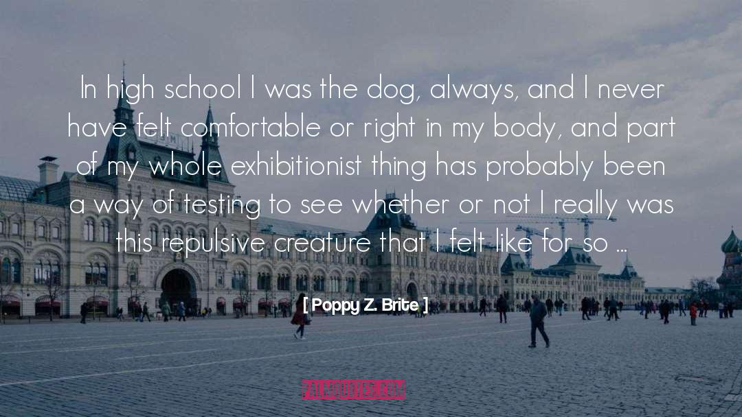 Drug Testing quotes by Poppy Z. Brite