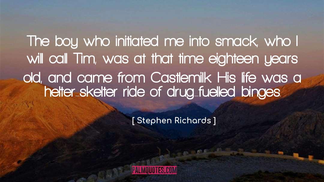 Drugs Addiction quotes by Stephen Richards