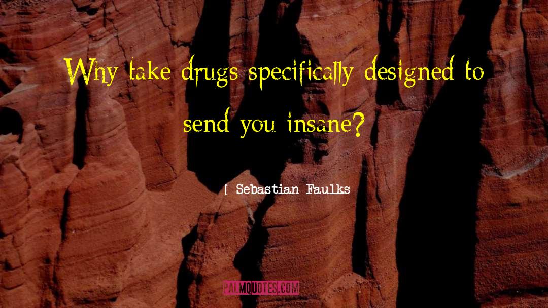 Drugs Destroy Lives quotes by Sebastian Faulks