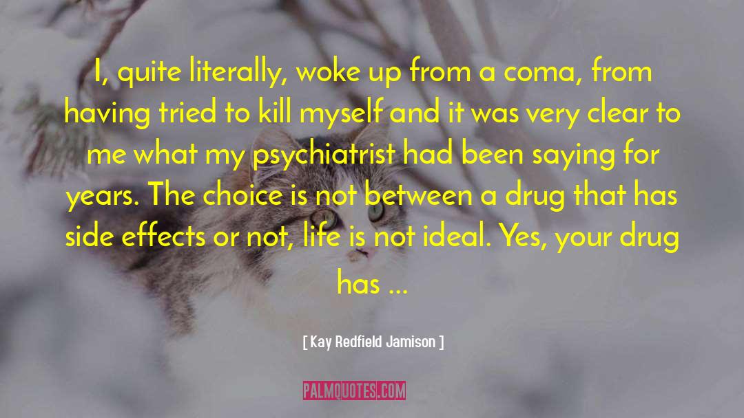 Drugs Side Effects quotes by Kay Redfield Jamison