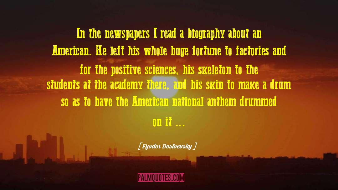 Drum quotes by Fyodor Dostoevsky