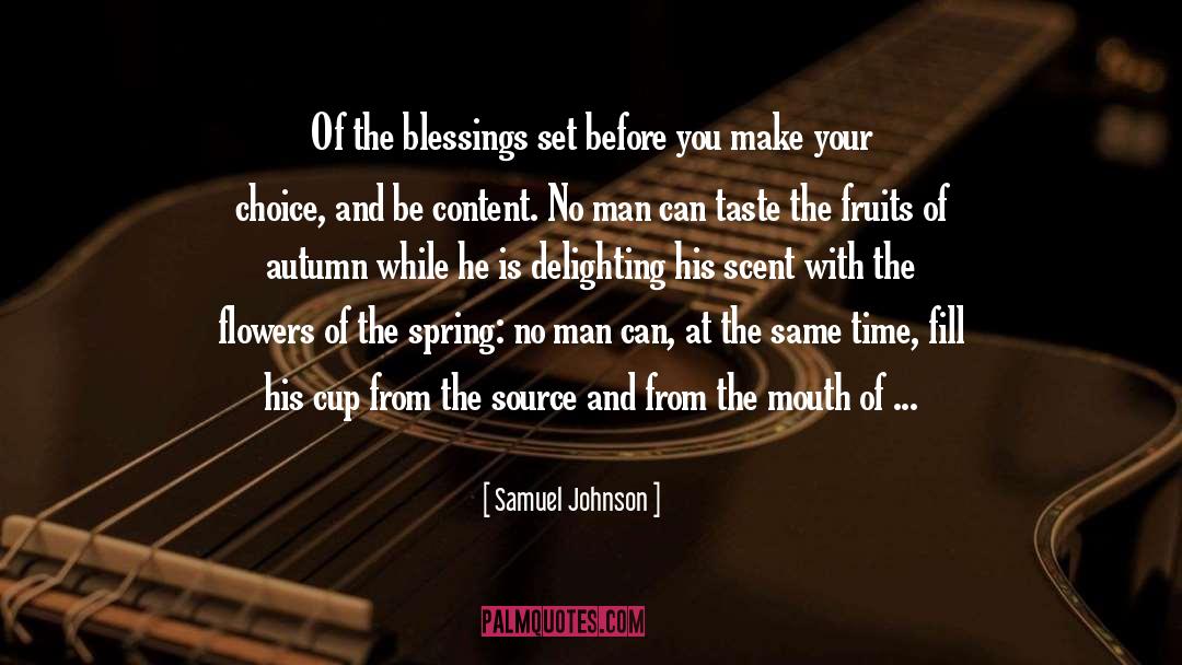 Drums Of Autumn quotes by Samuel Johnson
