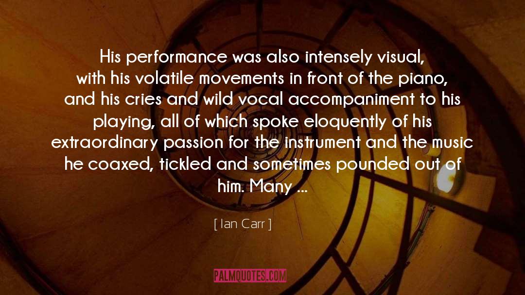 Drums quotes by Ian Carr