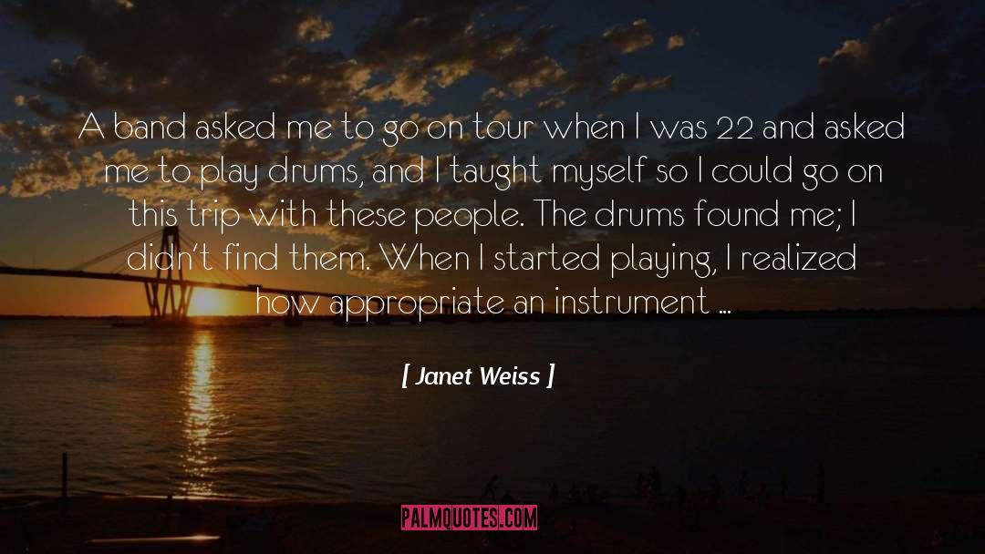 Drums quotes by Janet Weiss