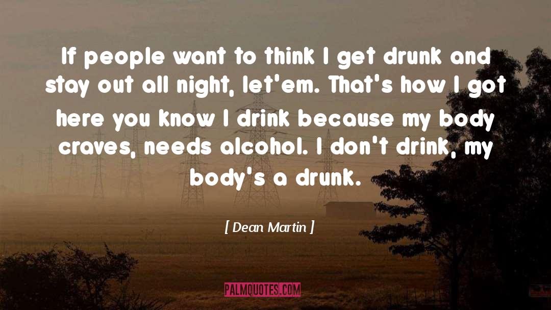 Drunk Night quotes by Dean Martin