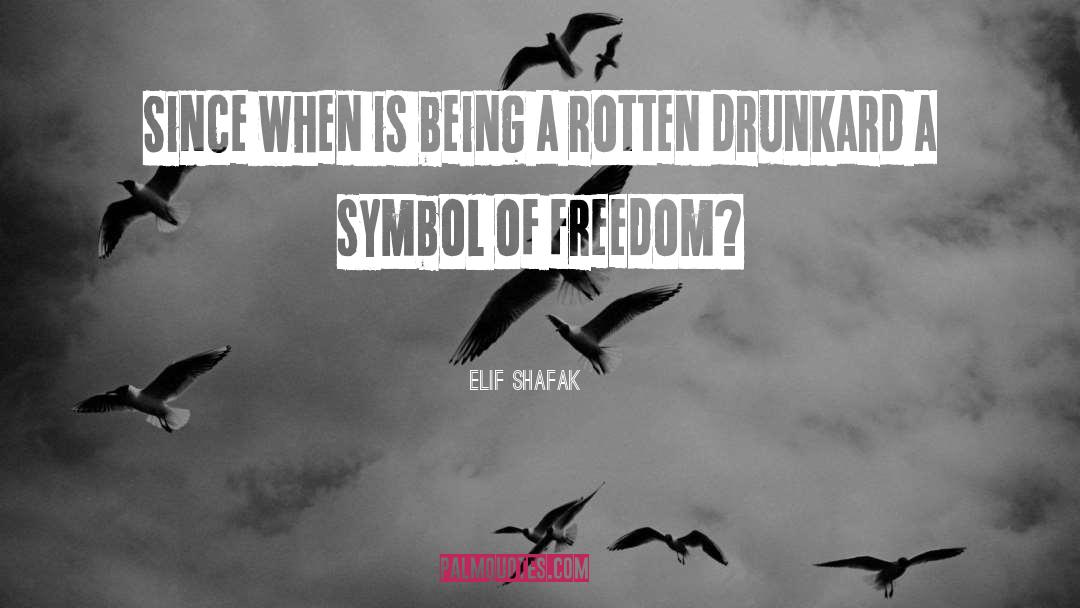 Drunkard quotes by Elif Shafak