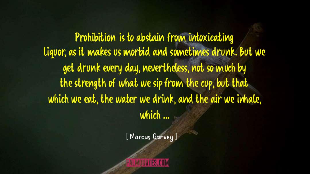 Drunkard quotes by Marcus Garvey