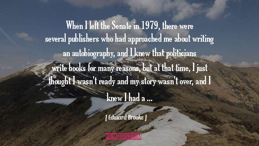 Drunkards Autobiography quotes by Edward Brooke
