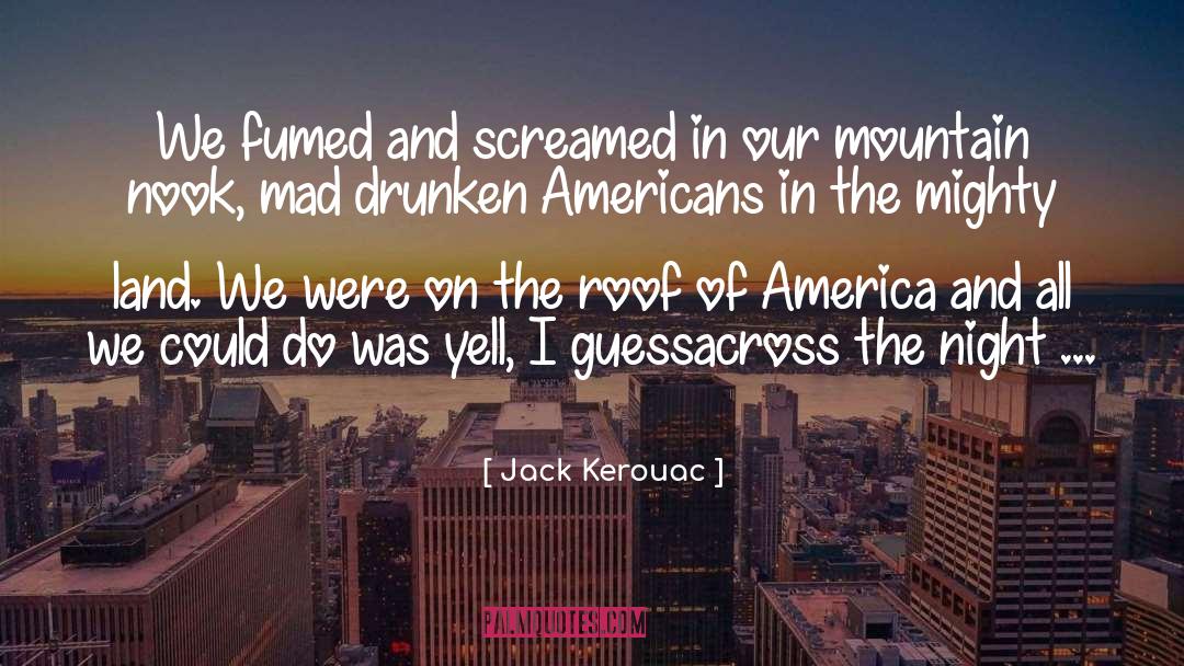 Drunken Behaviour quotes by Jack Kerouac